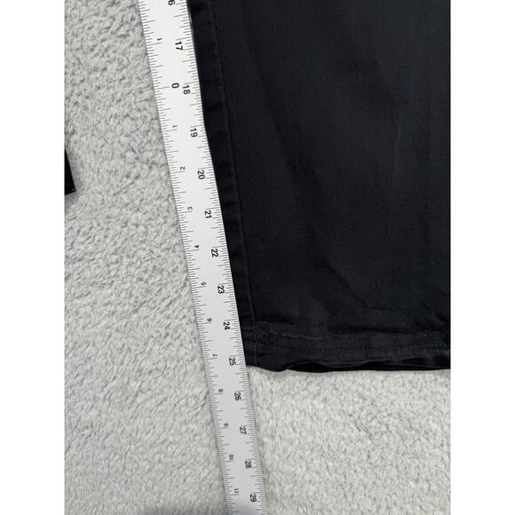 I Love Ugly ILU Pants Men's Large 33x25 Black Regular Fit Stretch Cotton - Picture 7 of 14